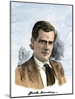 Author Jack London, with His Signature, 1903-null-Mounted Giclee Print