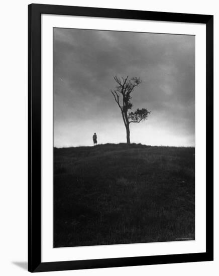 Author Marion L. Starkey, Studying the Outskirts of Gallows Hill-Nina Leen-Framed Photographic Print