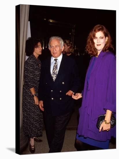 Author Norman Mailer and His Wife Norris Church-null-Stretched Canvas