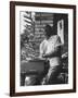 Author Ralph Ellison at Workshop American Academy-James Whitmore-Framed Premium Photographic Print