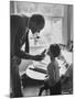 Author Roald Dahl with Son-Leonard Mccombe-Mounted Premium Photographic Print