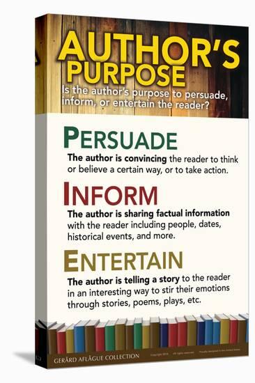 Author's Purpose-Gerard Aflague Collection-Stretched Canvas