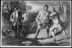 Rob Roy Intervenes Between Rashleigh and Francis Osbaldstone-Author: Sir-Framed Art Print