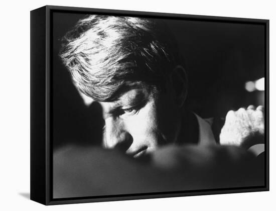 Author Teddy White Consoling Sen. Robert Kennedy after Losing the Oregon Primary-Bill Eppridge-Framed Stretched Canvas