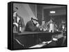 Author William T. Bushman Sitting at a Bar-Frank Scherschel-Framed Stretched Canvas