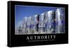 Authority: Inspirational Quote and Motivational Poster-null-Framed Stretched Canvas