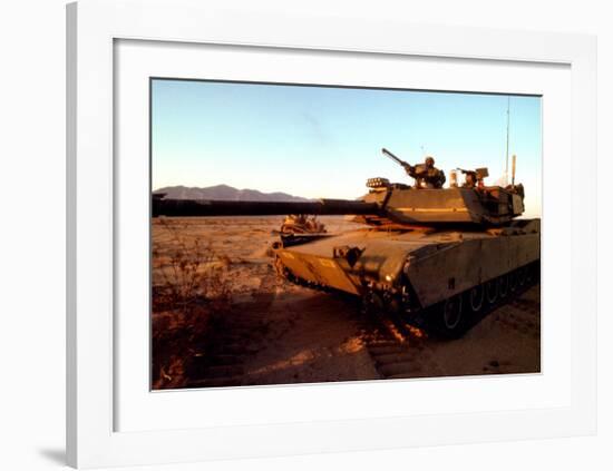 Authority: Tank-null-Framed Art Print