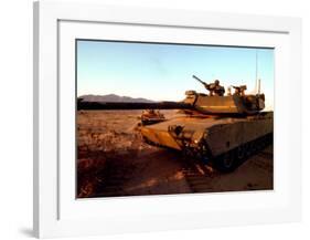 Authority: Tank-null-Framed Art Print