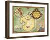 Authorized Map of the Second Byrd Antarctic Expedition-null-Framed Giclee Print