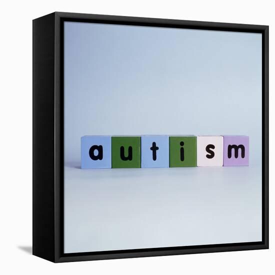 Autism-Cristina-Framed Stretched Canvas
