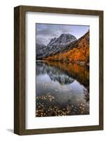 Autmn Reflections at Silver Lake, June Lake, Eastern Sierras California-Vincent James-Framed Photographic Print