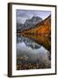 Autmn Reflections at Silver Lake, June Lake, Eastern Sierras California-Vincent James-Framed Photographic Print