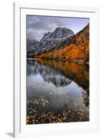 Autmn Reflections at Silver Lake, June Lake, Eastern Sierras California-Vincent James-Framed Photographic Print