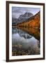 Autmn Reflections at Silver Lake, June Lake, Eastern Sierras California-Vincent James-Framed Photographic Print