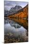 Autmn Reflections at Silver Lake, June Lake, Eastern Sierras California-Vincent James-Mounted Photographic Print