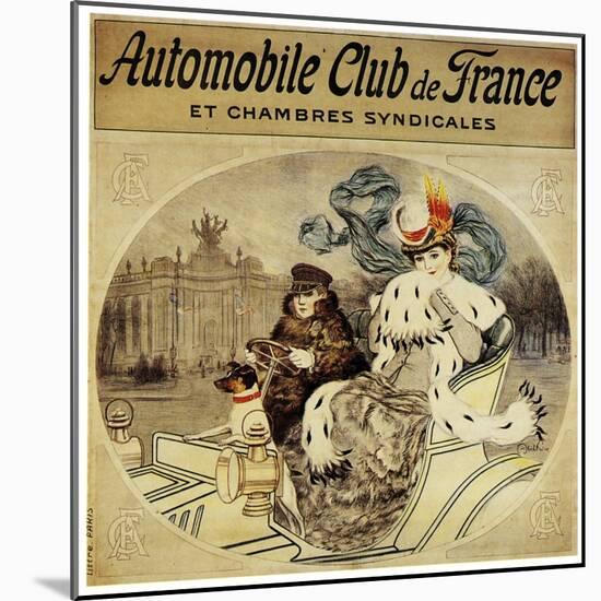 Auto Club France 1904-null-Mounted Premium Giclee Print