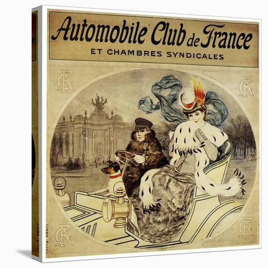 Auto Club France 1904-null-Stretched Canvas