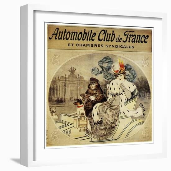 Auto Club France 1904-null-Framed Giclee Print