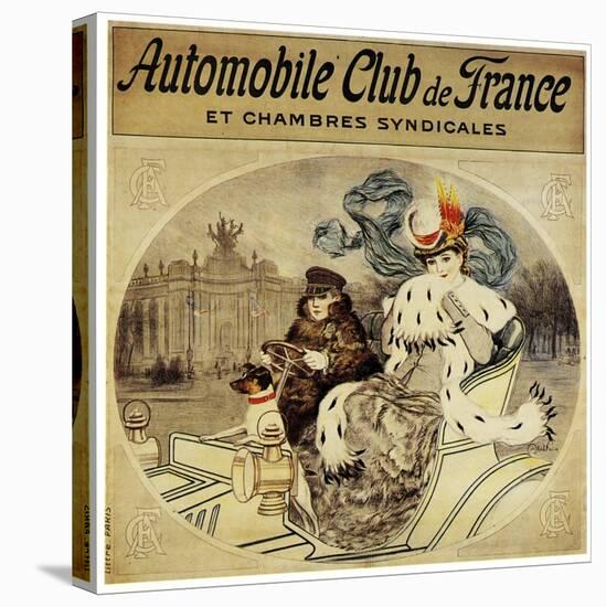 Auto Club France 1904-null-Stretched Canvas