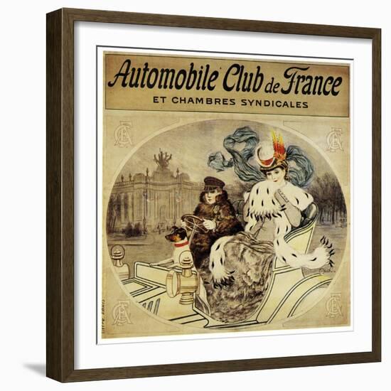 Auto Club France 1904-null-Framed Giclee Print