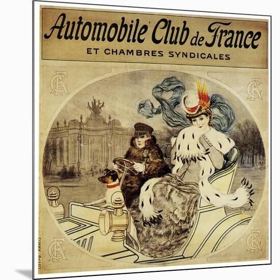 Auto Club France 1904-null-Mounted Giclee Print