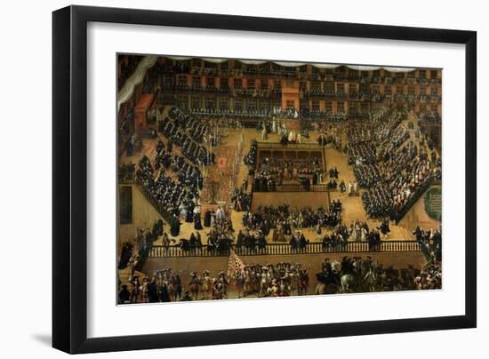 Auto-Da-Fé on Plaza Mayor-Francisco Rizi-Framed Giclee Print