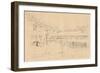 Auto-Lithograph by J. Pennell, C1877-1898, (1898)-Joseph Pennell-Framed Giclee Print