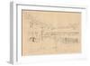 Auto-Lithograph by J. Pennell, C1877-1898, (1898)-Joseph Pennell-Framed Giclee Print