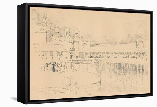 Auto-Lithograph by J. Pennell, C1877-1898, (1898)-Joseph Pennell-Framed Stretched Canvas