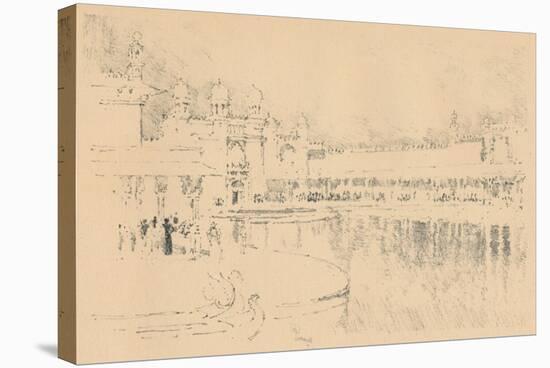 Auto-Lithograph by J. Pennell, C1877-1898, (1898)-Joseph Pennell-Stretched Canvas