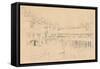 Auto-Lithograph by J. Pennell, C1877-1898, (1898)-Joseph Pennell-Framed Stretched Canvas