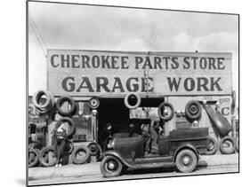 Auto Parts Shop, Atlanta, Georgia, c.1936-Walker Evans-Mounted Photo