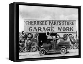 Auto Parts Shop, Atlanta, Georgia-null-Framed Stretched Canvas