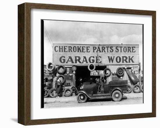 Auto Parts Shop, Atlanta, Georgia-null-Framed Photographic Print