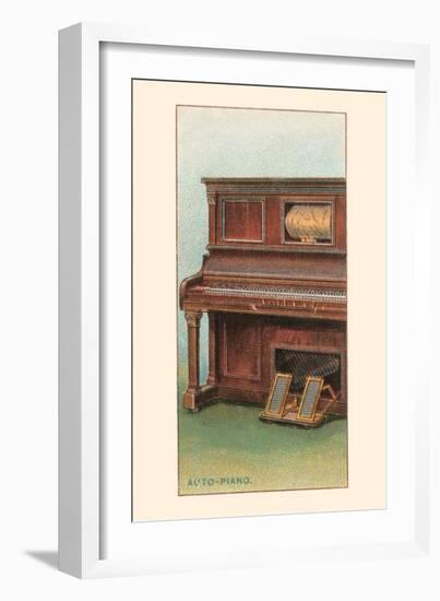 Auto-Piano-null-Framed Art Print