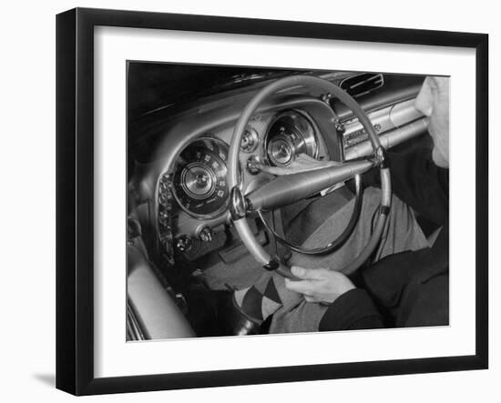 Auto Pilot Speed Regulator Device, Used in Imperial and Chrysler 1958 Cars-Andreas Feininger-Framed Premium Photographic Print