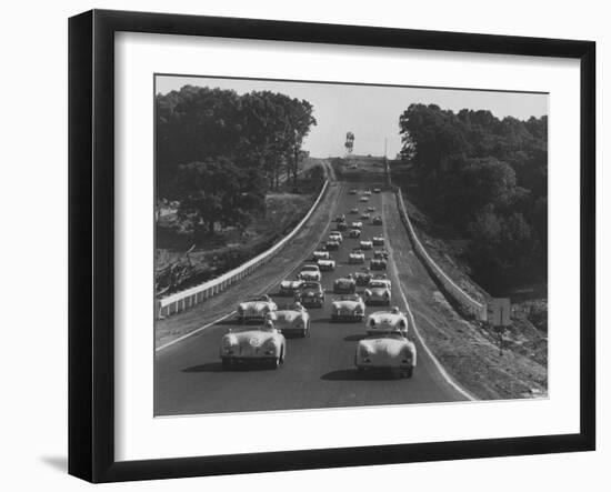 Auto Race-null-Framed Premium Photographic Print