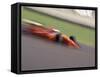 Auto Racing Action-null-Framed Stretched Canvas