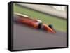 Auto Racing Action-null-Framed Stretched Canvas