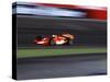 Auto Racing Action-null-Stretched Canvas