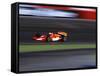 Auto Racing Action-null-Framed Stretched Canvas