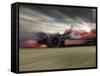 Auto Racing Action-null-Framed Stretched Canvas
