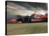 Auto Racing Action-null-Stretched Canvas