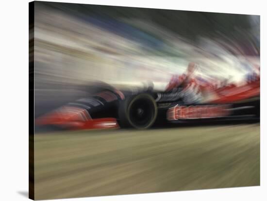 Auto Racing Action-null-Stretched Canvas