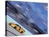 Auto Racing Action-Chris Trotman-Stretched Canvas