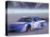 Auto Racing Action-Chris Trotman-Stretched Canvas