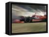 Auto Racing Action-null-Framed Stretched Canvas