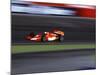 Auto Racing Action-null-Mounted Photographic Print