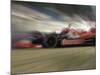 Auto Racing Action-null-Mounted Photographic Print
