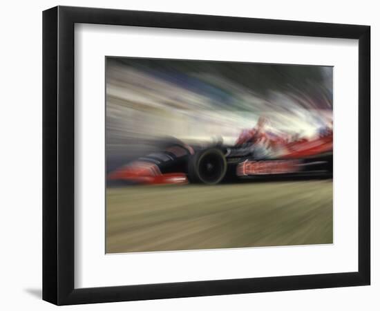 Auto Racing Action-null-Framed Photographic Print